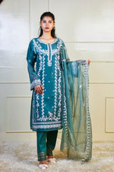 Silk Straight-Cut Suit